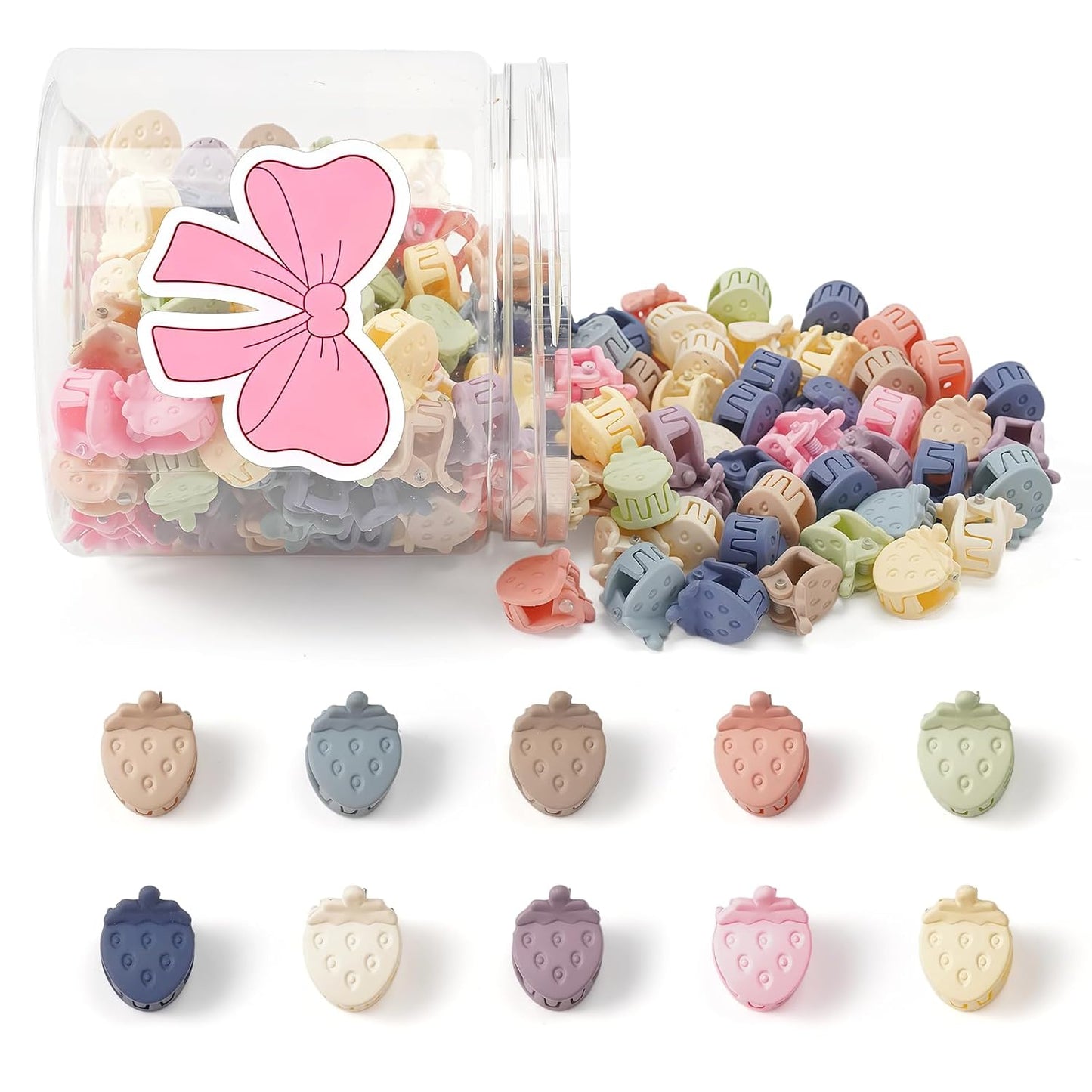 Mini Flower Hair Clips - 150 PCS Cute Barrettes for Women | Y2K Small Claw Hair Accessories