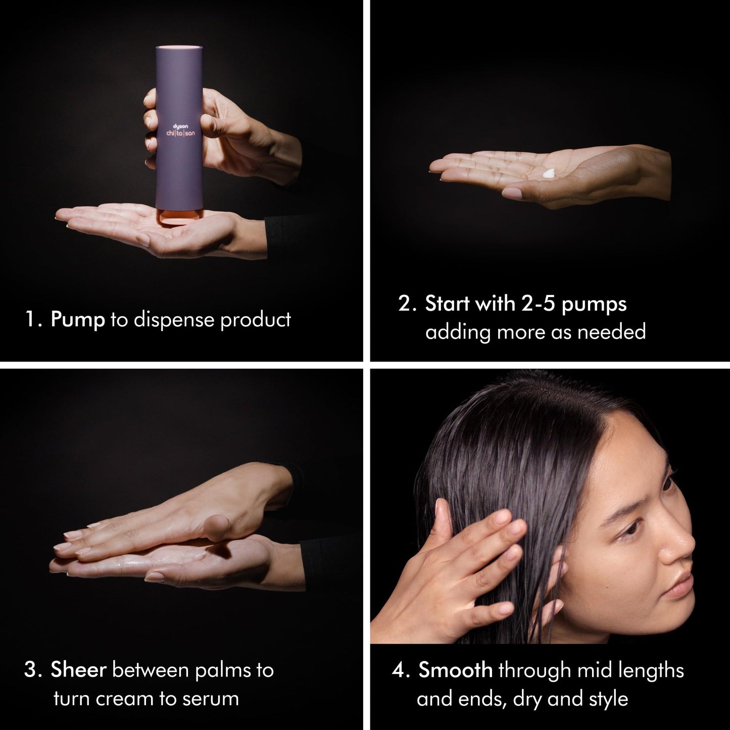 Dyson Chitosan Pre-style Cream Straight to Wavy Rich Conditioning