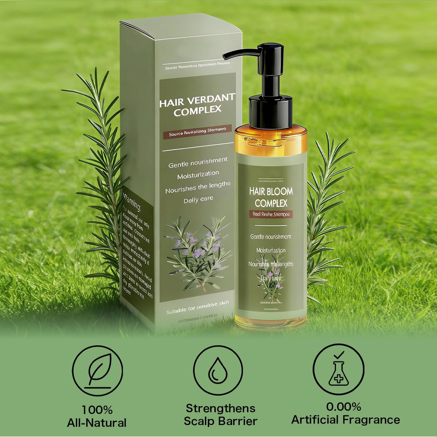 Root Revival Shampoo - Nourishing Hair Bloom Complex for Stronger, Fuller Hair | 3.38 FL OZ
