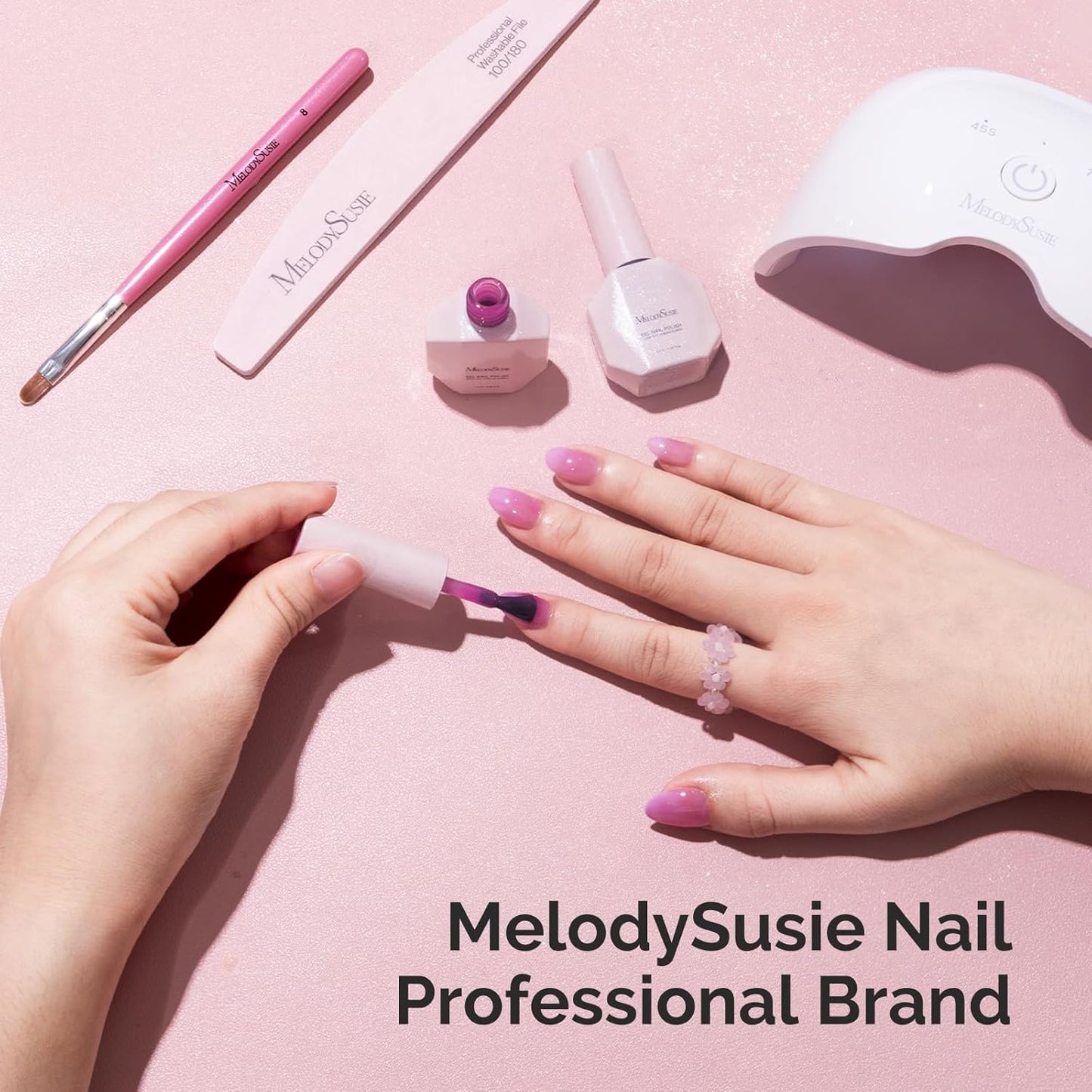 Jelly Gel Nail Polish Set - 6 Transparent Colors | Milky & Jelly Texture for DIY Manicure
