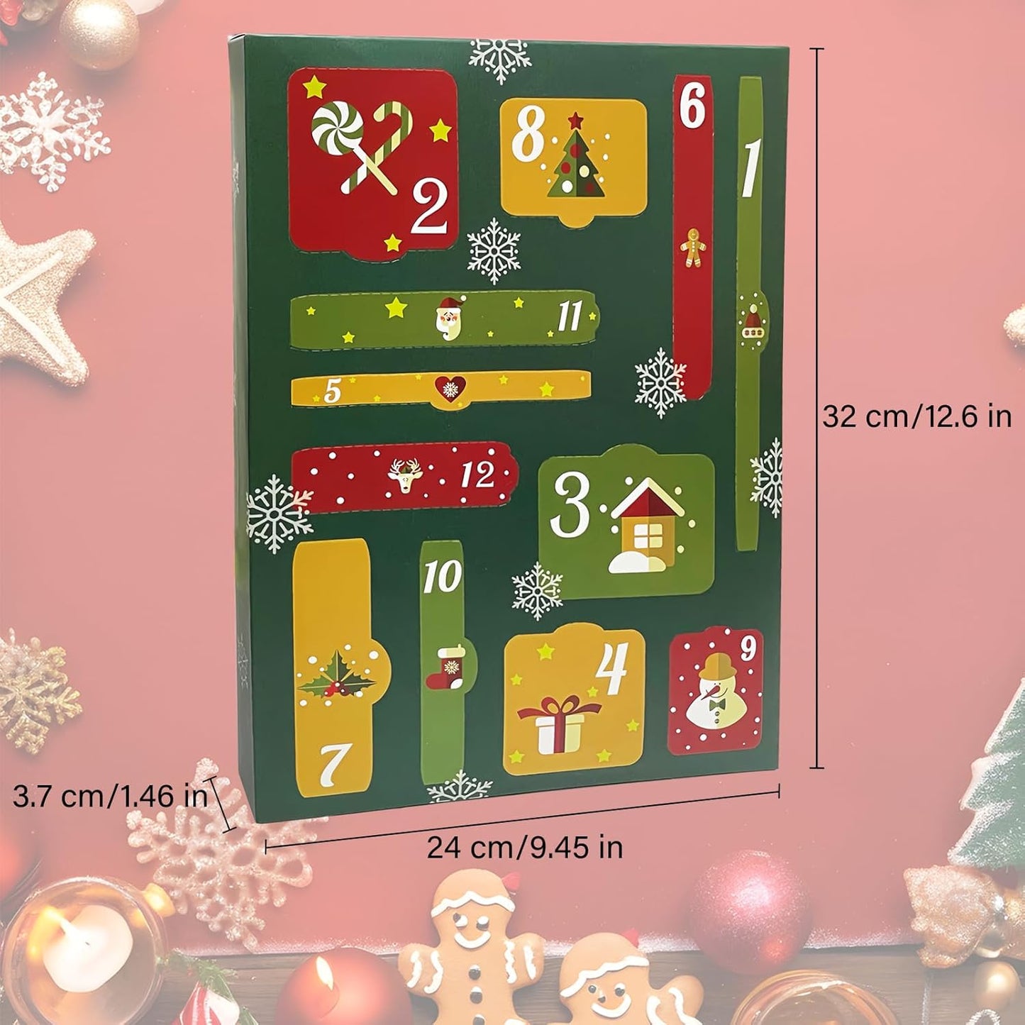 Makeup Advent Calendar 2025 - 12 Days Christmas Countdown Gift Set for Women & Teens | Holiday Makeup Kit