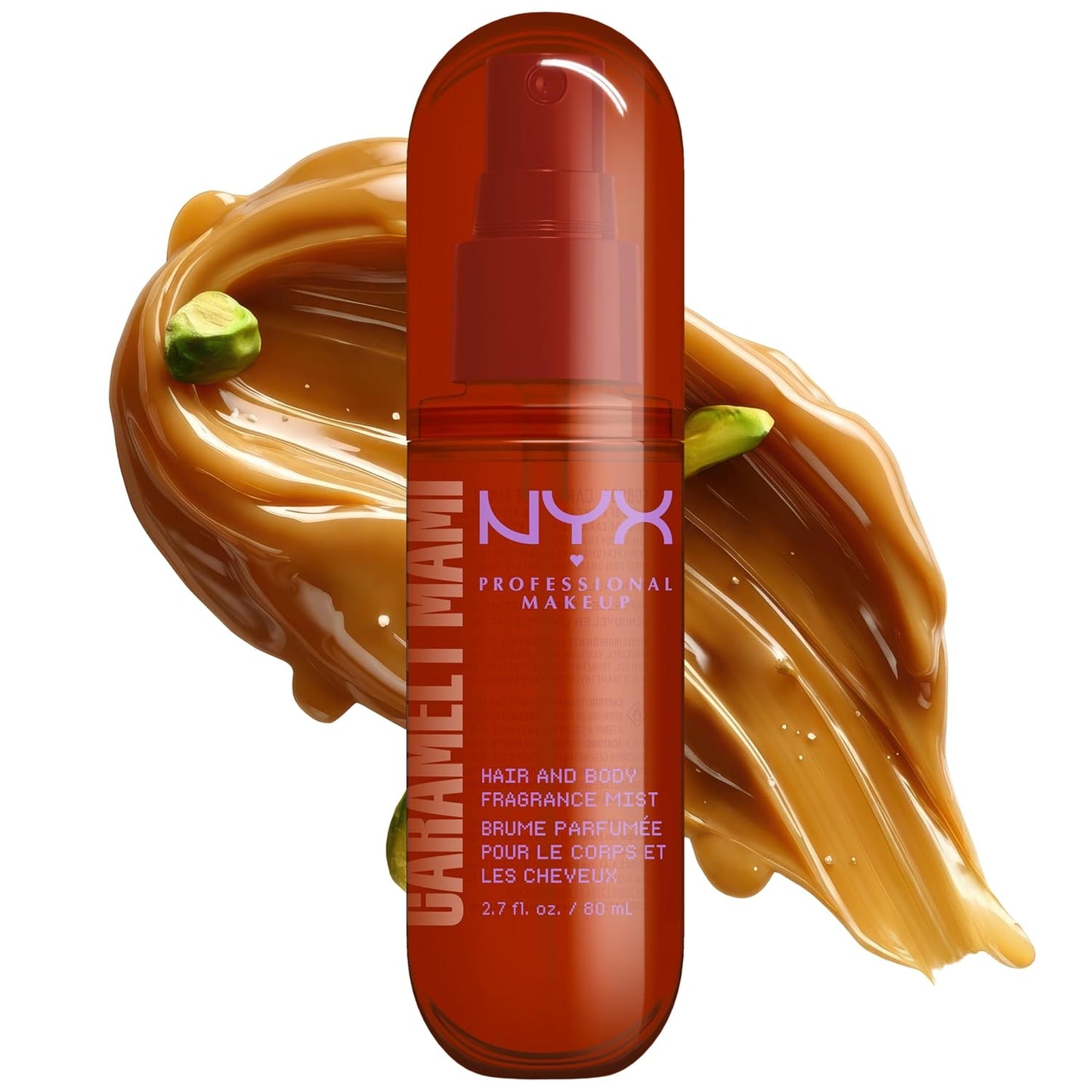 NYX Fat Oil Fragrance Mist | Juicy Boo Citrus Scented Hair & Body Spray, Vegan, 2.7 fl oz