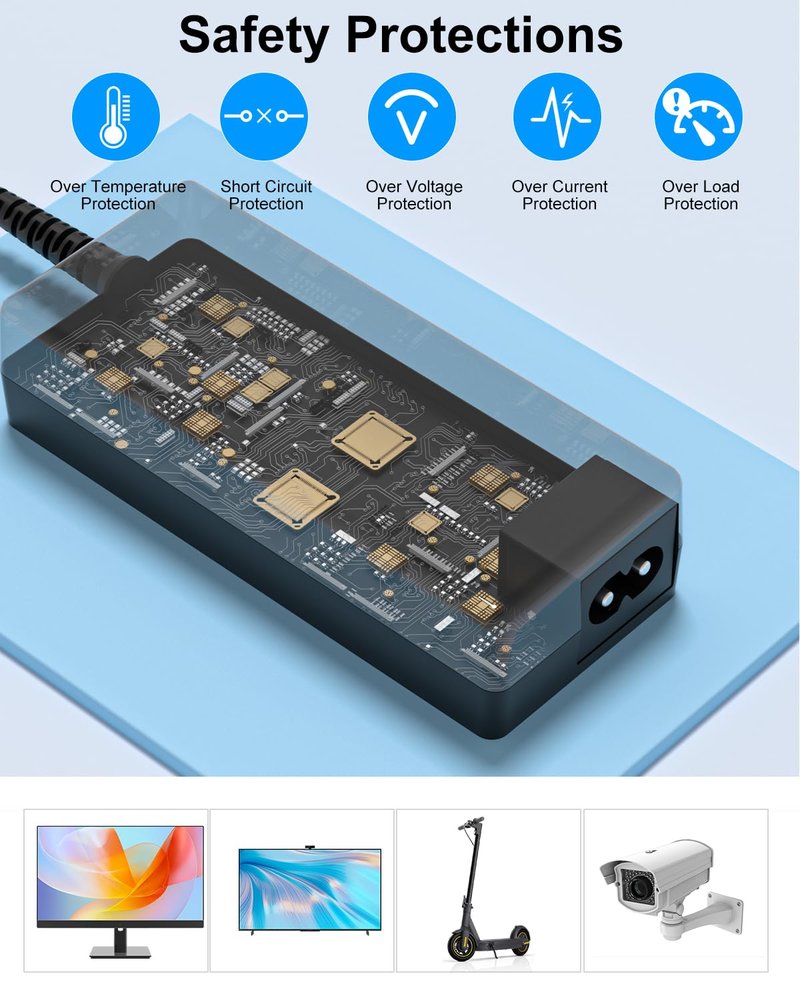 XWNV 42V for Hiboy Electric Scooter Charger Compatible with Hiboy S2 Pro, S2 Lite, S2, KS4, KS4 Pro, NEX, NEX3, NEX5, Max, Max3, Max V2 Electric Scooter Foldable e-Scooter Power Supply