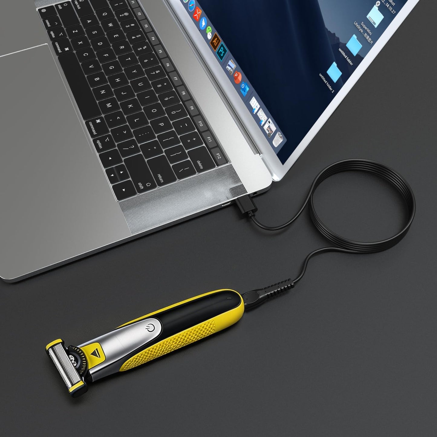Asobilor 3.3FT 5V USB Replacement Charging Cord for Philips Norelco OneBlade, Compatible with QP2724 QP2834 QP1924 MG7910 MG9510, Fits Philips Electric Trimmers & Shavers