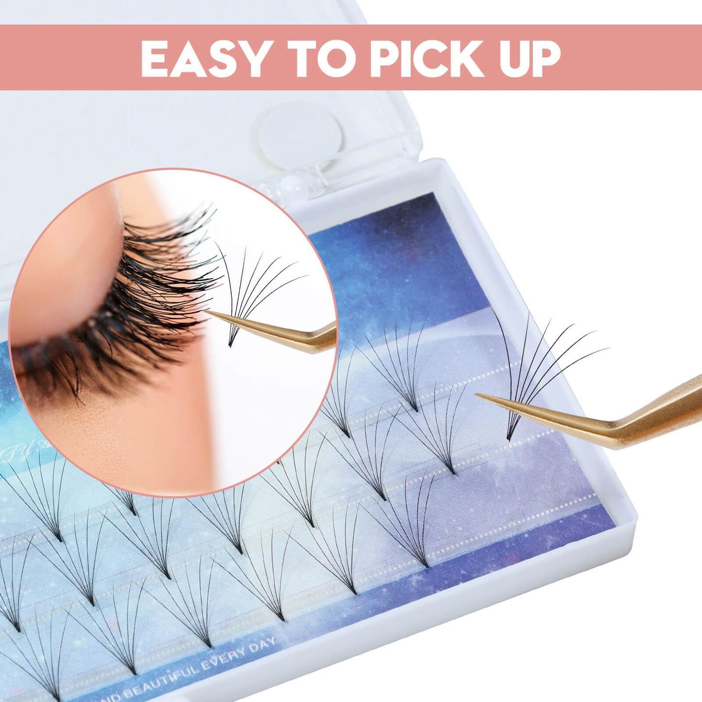 Ms.Queen Isolation Lash Tweezers,45 Degree 14cm Long&Slim Fiber Tip Tweezers for Individual & Classic Eyelash Extensions