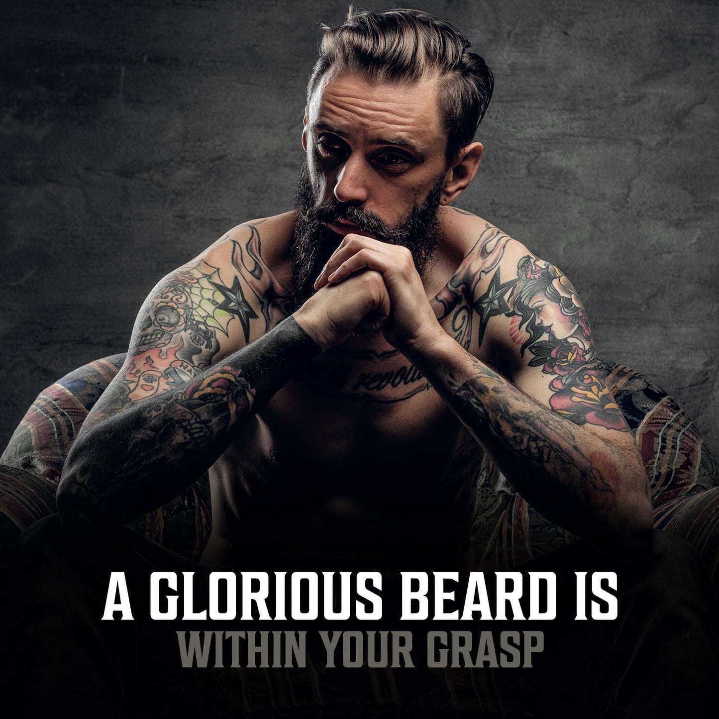Viking Revolution Beard Oil for Men - Unscented - Natural Mens Beard Oil with Argan Oil and Jojoba Oil - Beard Softener, Strengthens and Moisturizes - Beard Conditioner for Men (3 Pack, 3 Fl Oz)