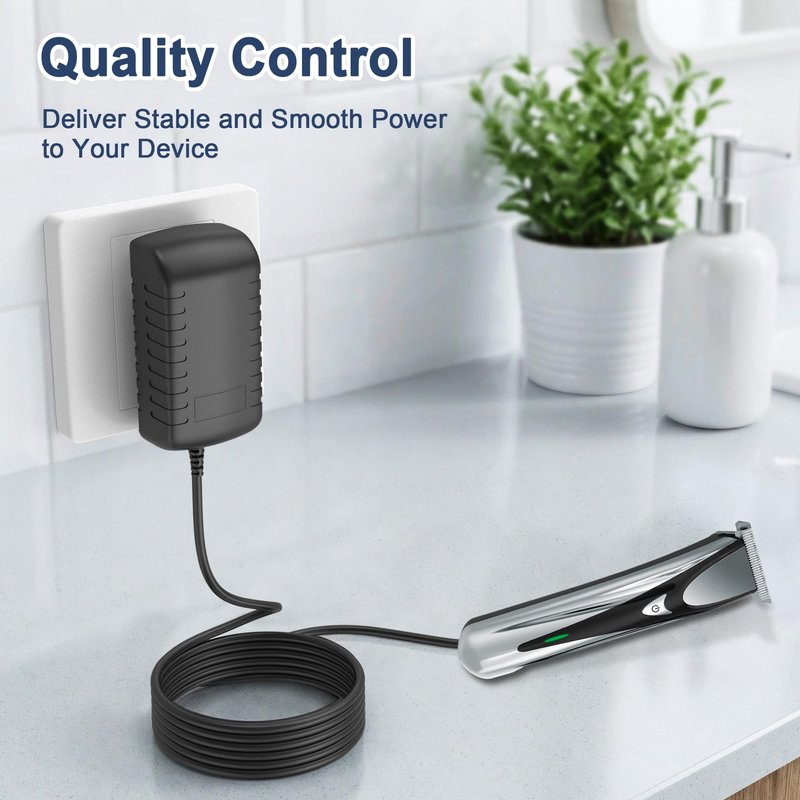 Jantoy AC Adapter Charger Compatible with Wahl Trimmer 9865 9865-2801 9888-600 9891-100 Power Cord