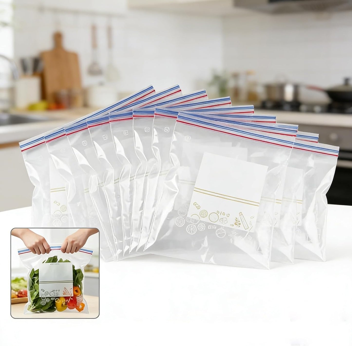 Clear Zip Lock Plastic Bags - 100 Pcs Mini 1.6" x 2.4" Pouches for Jewelry, Beads, Pills & Craft Storage | 4 Mil Thick