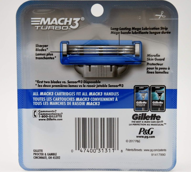 GILL MACH3 TURBO BLADES MEN