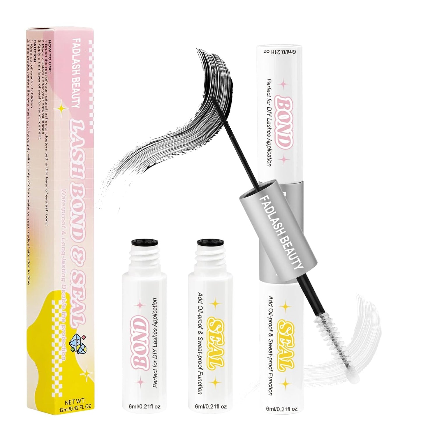 Lash Remover for Cluster Lashes - Quick-Dissolving, Gentle Formula | 5ml Clear Eyelash Extension Remover