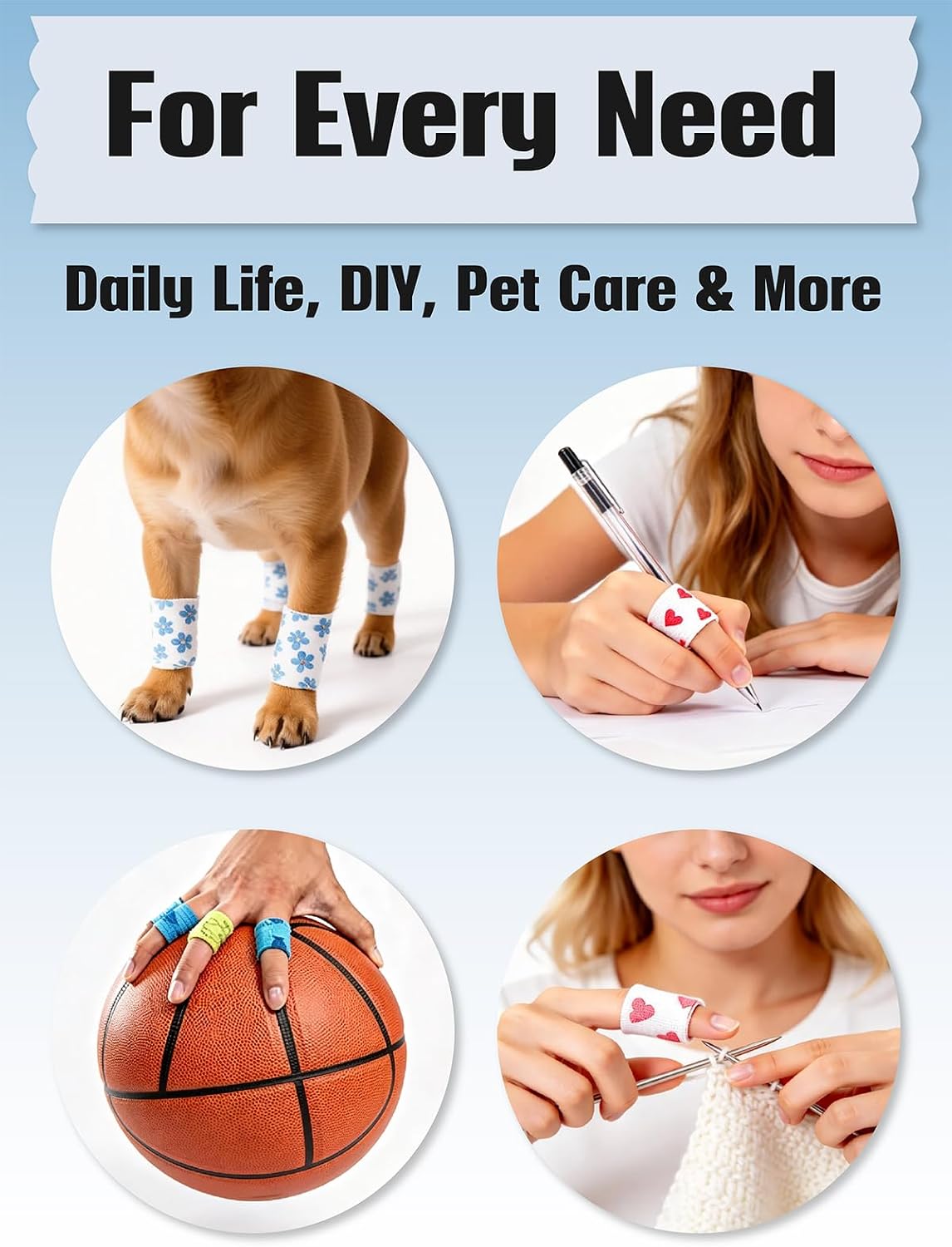 Skin Picking Prevention Finger Covers - Self-Adhesive Anti-Picking Caps for Dermatillomania | Flexible Comfort & Cuticle Protection