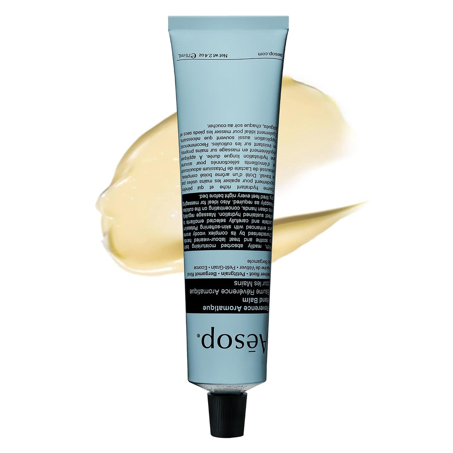 Aesop Eleos Hand Balm - Nourishing Shea Butter & Coconut Oil | Travel Size 2.4 oz / 75 mL