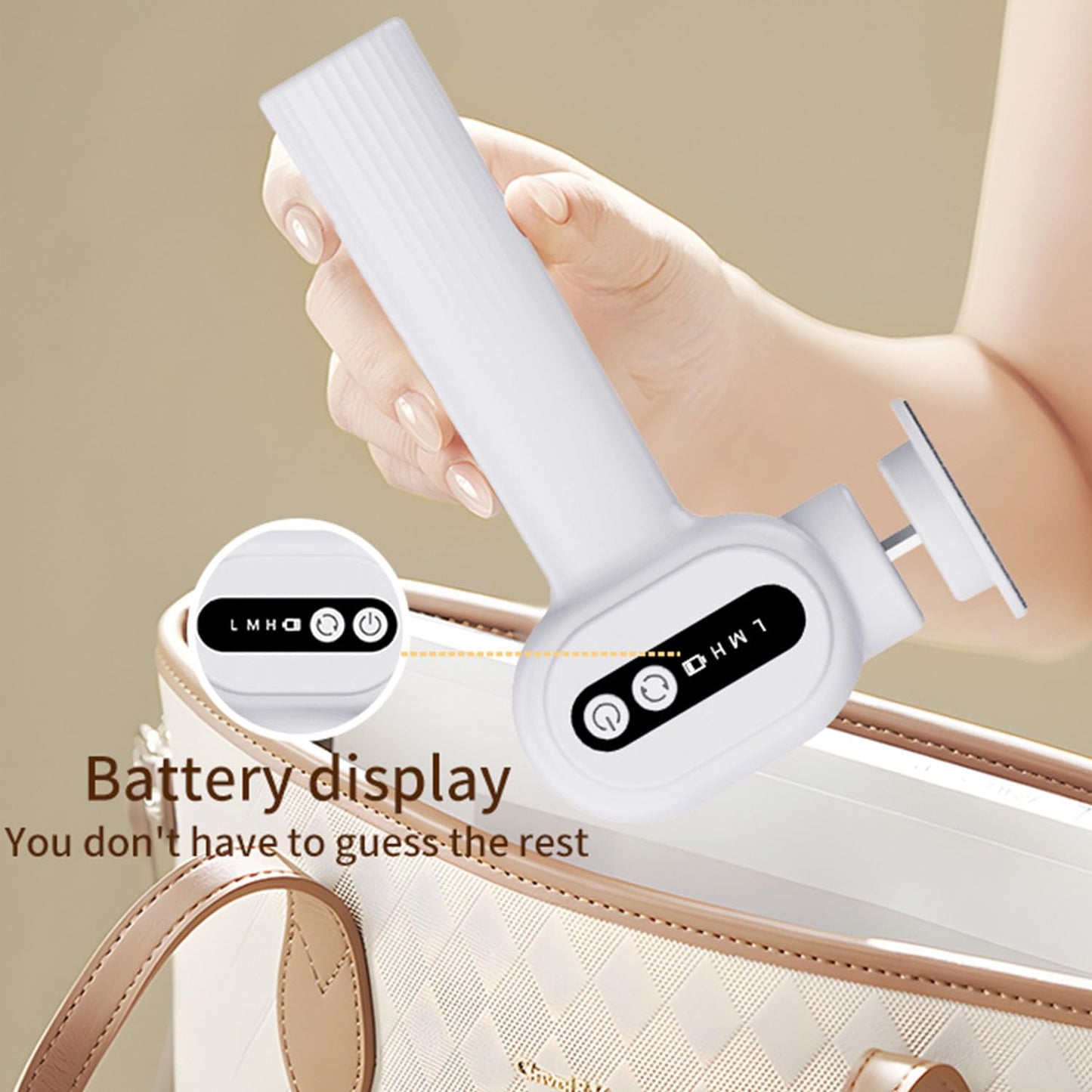 Electric Callus Remover for Feet - Rechargeable Cordless Pedicure Tool with 6 Speeds & 20 Sandpaper Discs, Professional Dead Skin Remover for Cracked Heels,Electric Foot File(White)