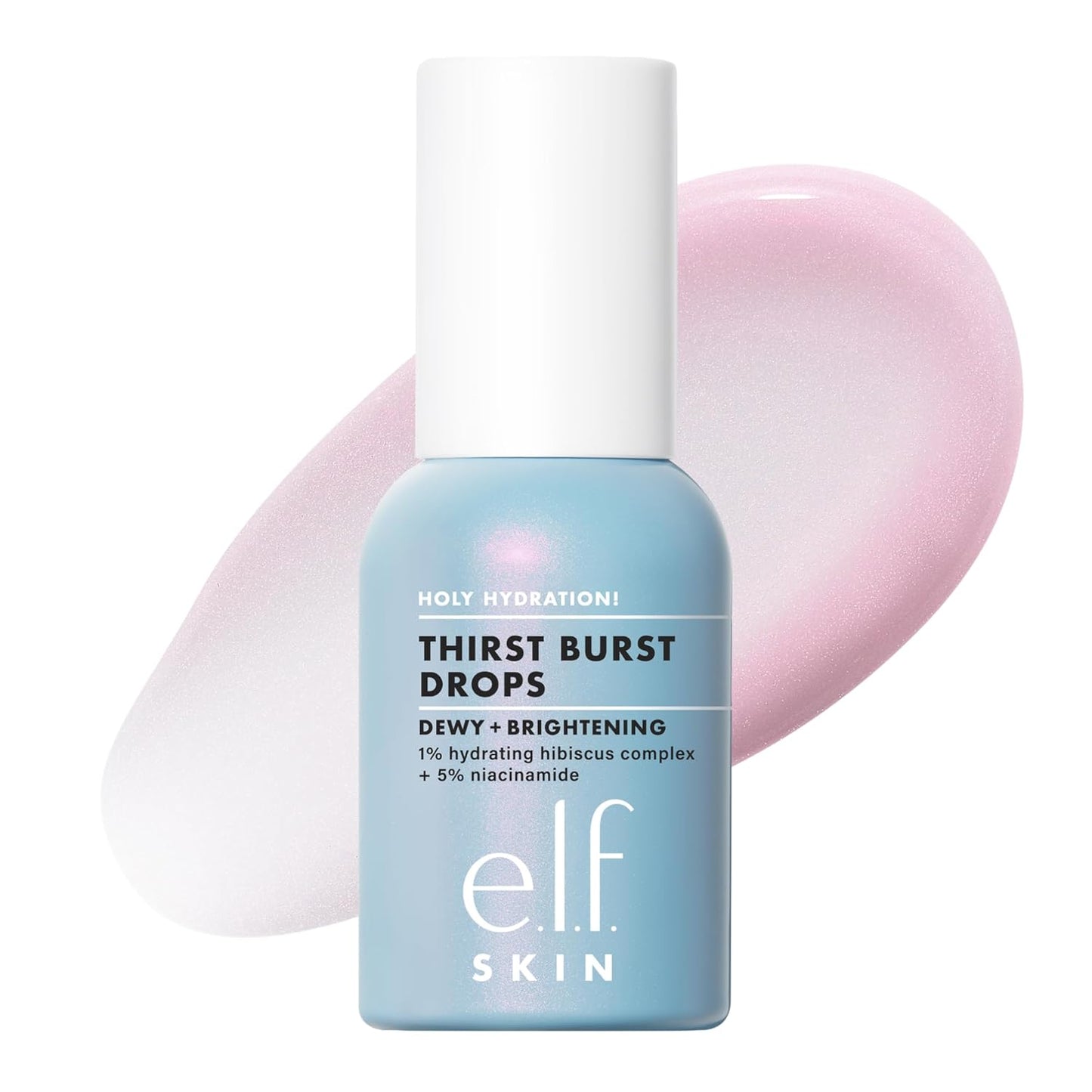 e.l.f. SKIN Hydration Serum - Instant Radiant Complexion with Hyaluronic Acid | Vegan & Cruelty-Free Mini Drops