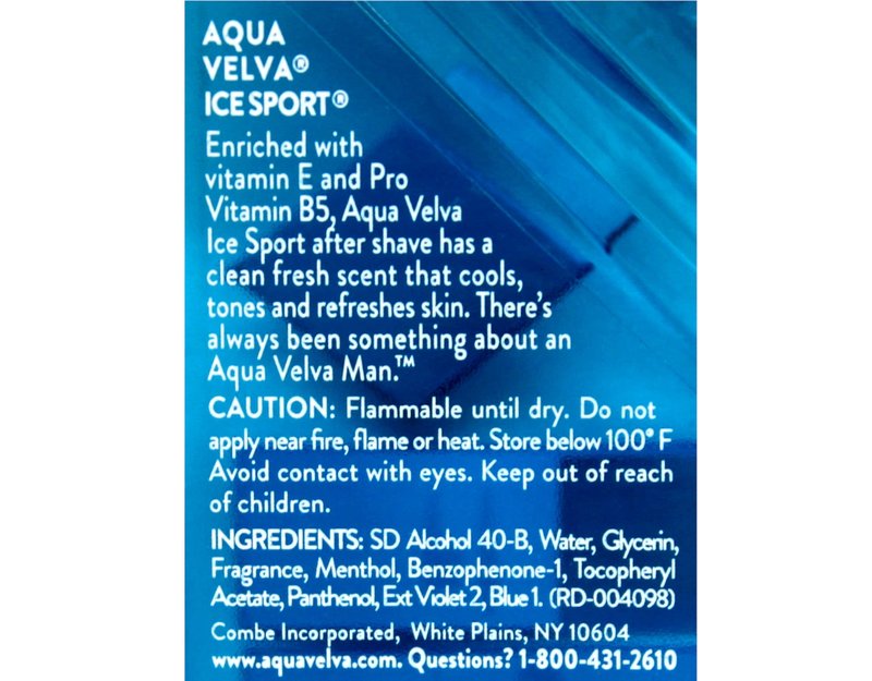 Aqua Velva Ice Sport Cooling After Shave 3.50 oz (Pack of 8)