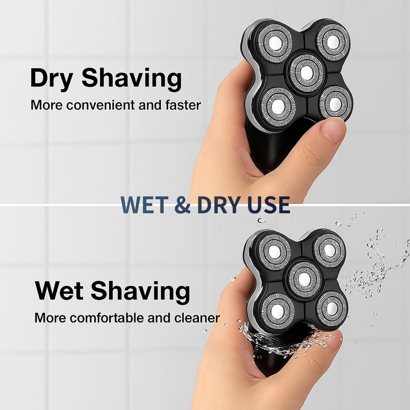 Pro Replacement Head Compatible with Remington Balder Pro XR7000 Head Shaver - 5 Dual Track Blades, Precision Electric Shaving for Bald Men (2 Pack)