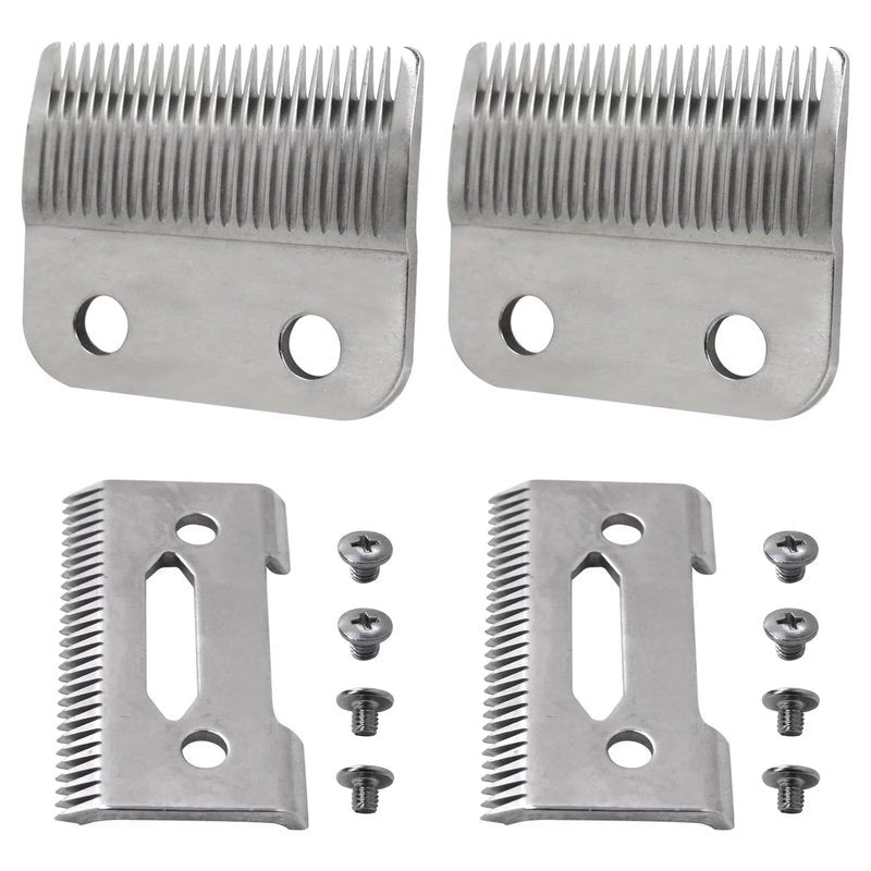 2pcs Blade for Wahl Clipper Blades, Compatible for Wahl Precision Replacement Blades,2 Hole Clipper Blade Replacement for Wahl MC3 Replacement Blades