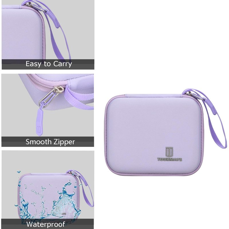 Tourmate Hard Storage Case for MANSPOT Groin Hair Trimmer,Travel Box for Electric Ball Trimmer Pubic Trimmer Shaver(Case Only) (Purple)