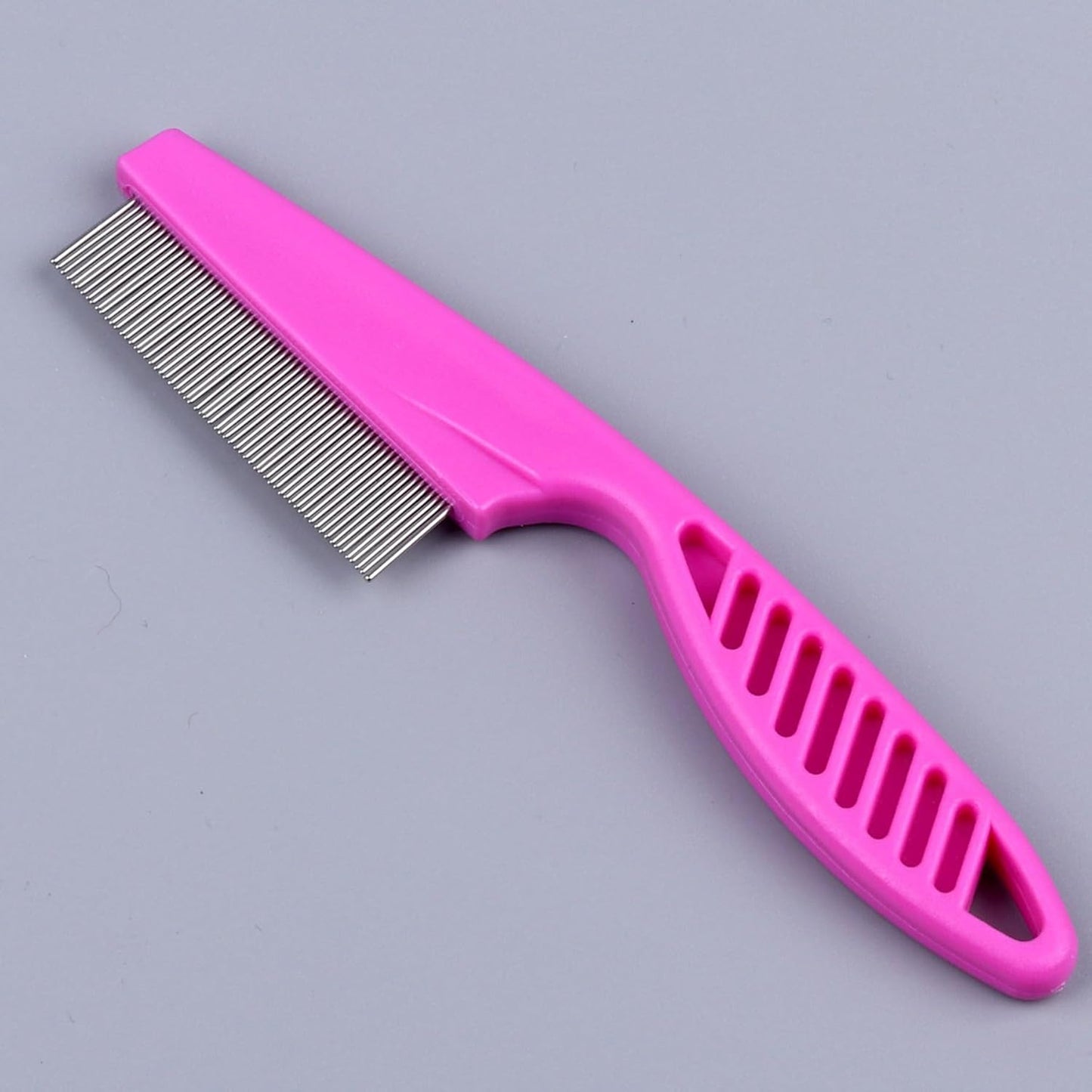 Stainless Steel Fine Tooth Hair Comb Set - Professional Dandruff Remover & Grooming Tool | 2 Pieces