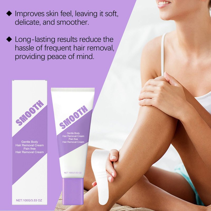 Cloud Sense Hair Removal Spray, Bikini Pain-Free Hair Removal Cream for Sensitive Skin, Gentle Body Hair Removal Kit, Available in Two Forms: Paste and Spray for Women and Men (Cream)