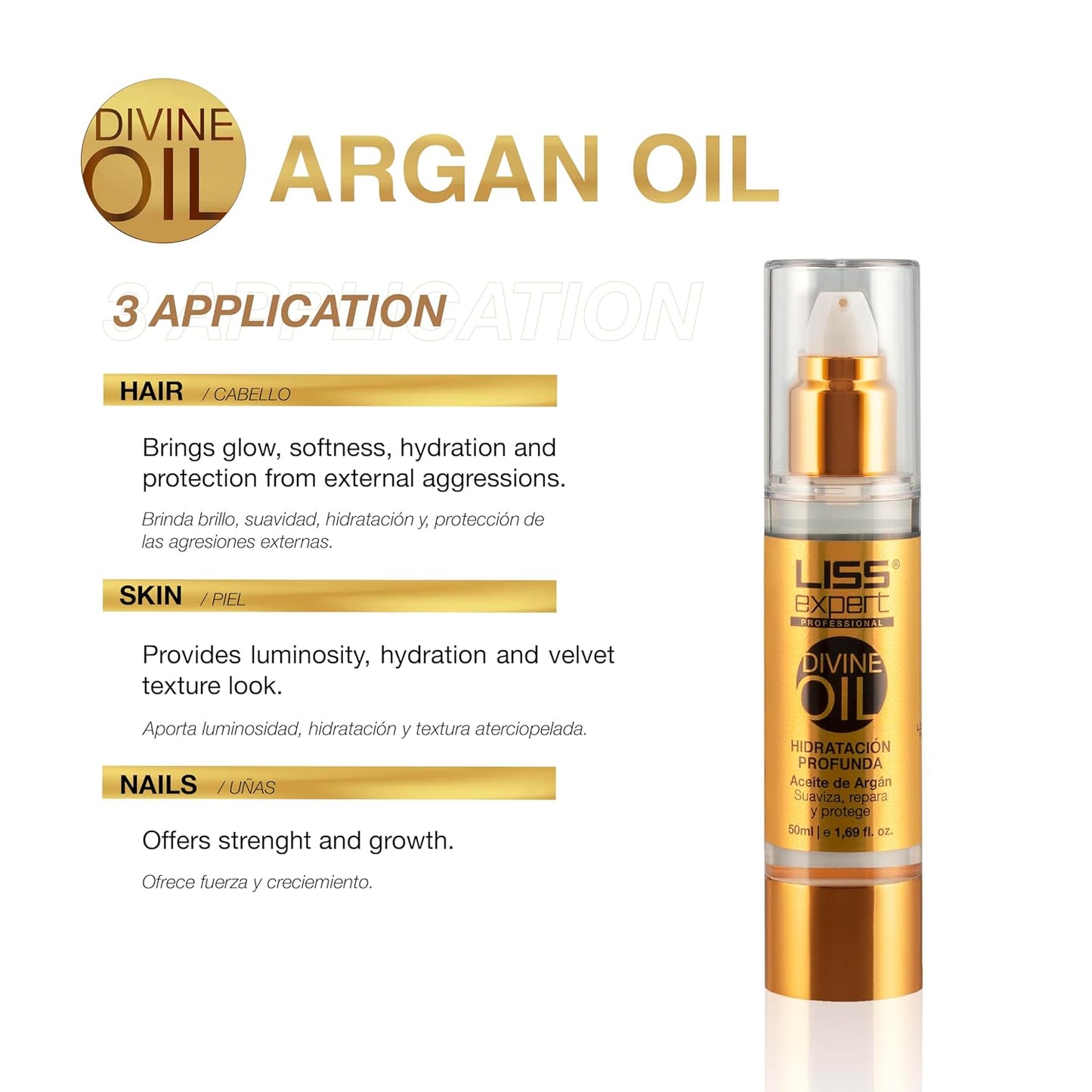 Liss Expert Hair Straightening Treatment Kit - Professional Stem Cells & Titanium Flat Iron | 8.45 oz (250 ml)