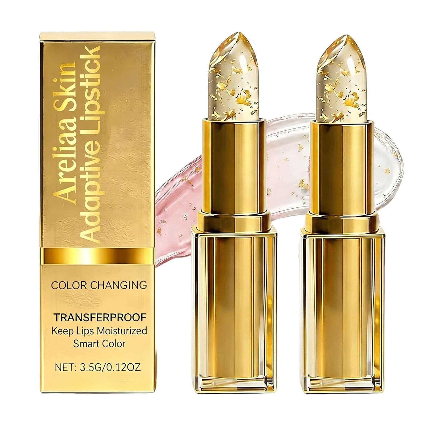 Areliaa Color Changing Lipstick - Long Lasting Moisturizing Formula for Mature Skin | 1 Piece