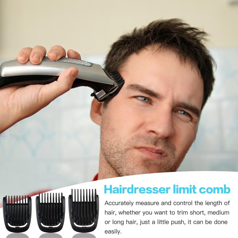 HaeKap New Version Beard Stubble Blade Guards with Beard Comb for Philips Norelco Multigroom Trimmer BT1217 MG3710 MG3720 MG3721 MG3722 MG3730 MG3740