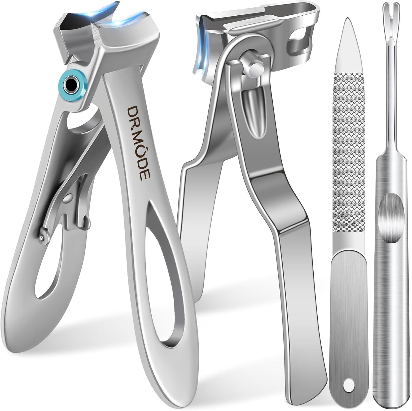 Toenail Clippers for Thick Nails - Long Handled Angled Head | Ideal for Seniors & Easy Grip