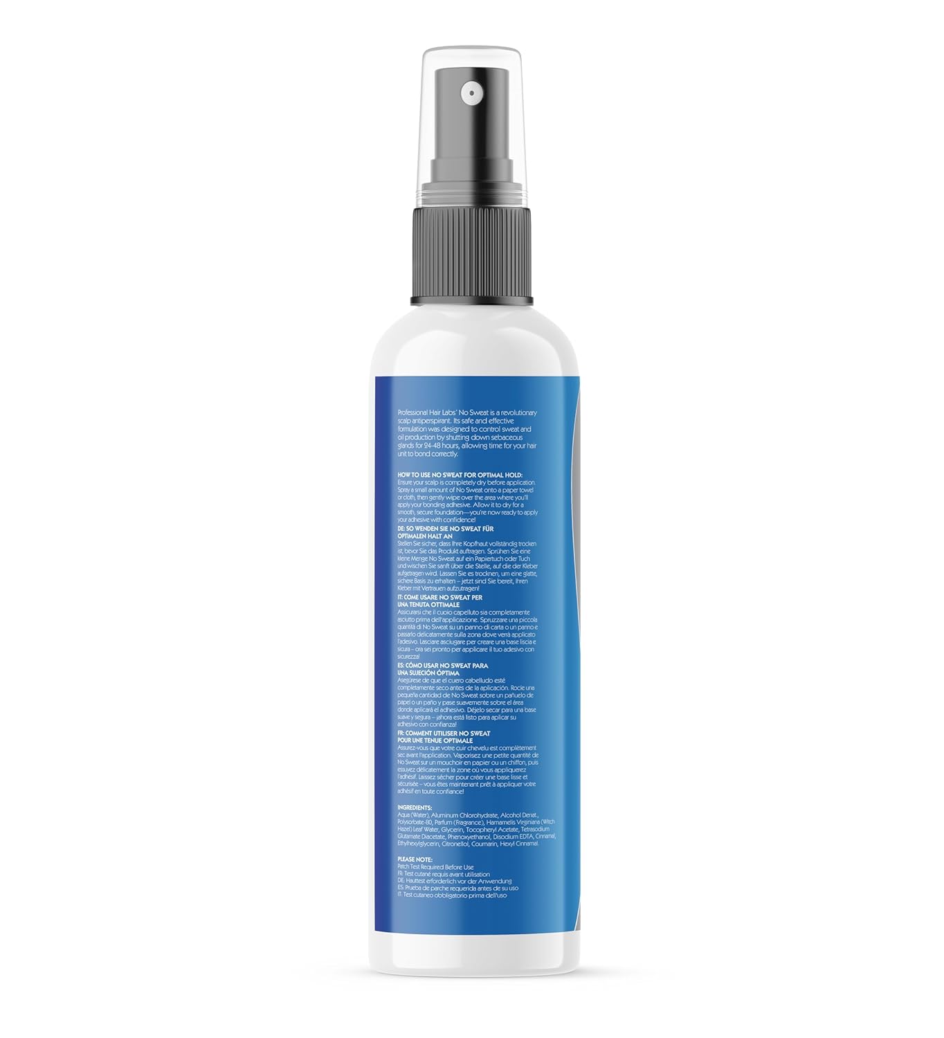 No Sweat Scalp Antiperspirant - Prevent Oil & Sweat for Secure Wig Adhesive Bond | 8oz