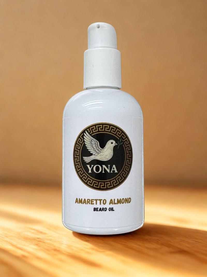 Yona Naturals Beard Oil, Softening & Conditioning, 3 oz, Amaretto Almond