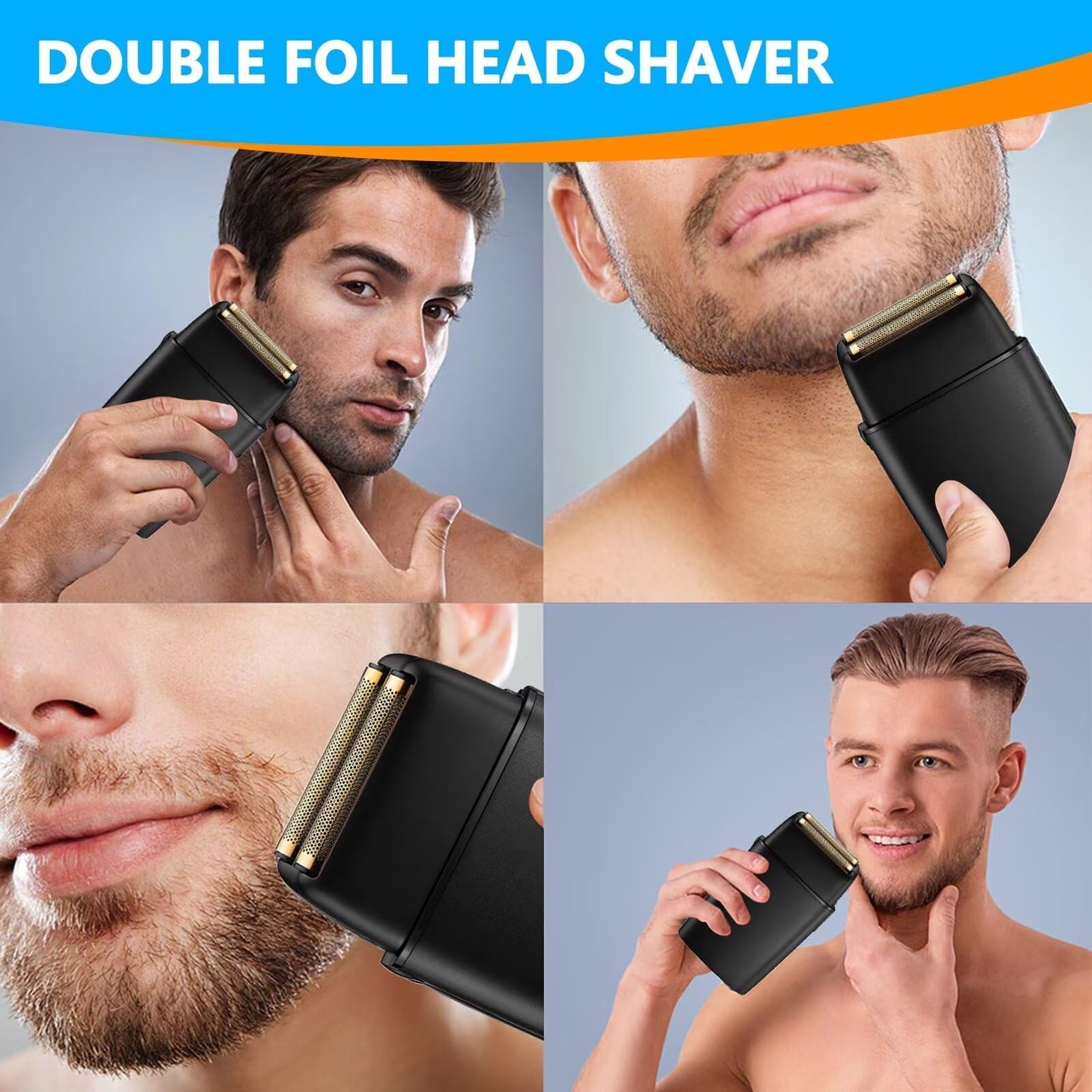 Replacement for Babyliss Pro Foil Double Foil Head Fits for FoilFX02 Shaver FXRF2S 1 x 0.25 x 4 inches 0.18 ounces FXRF2RG Matte Black