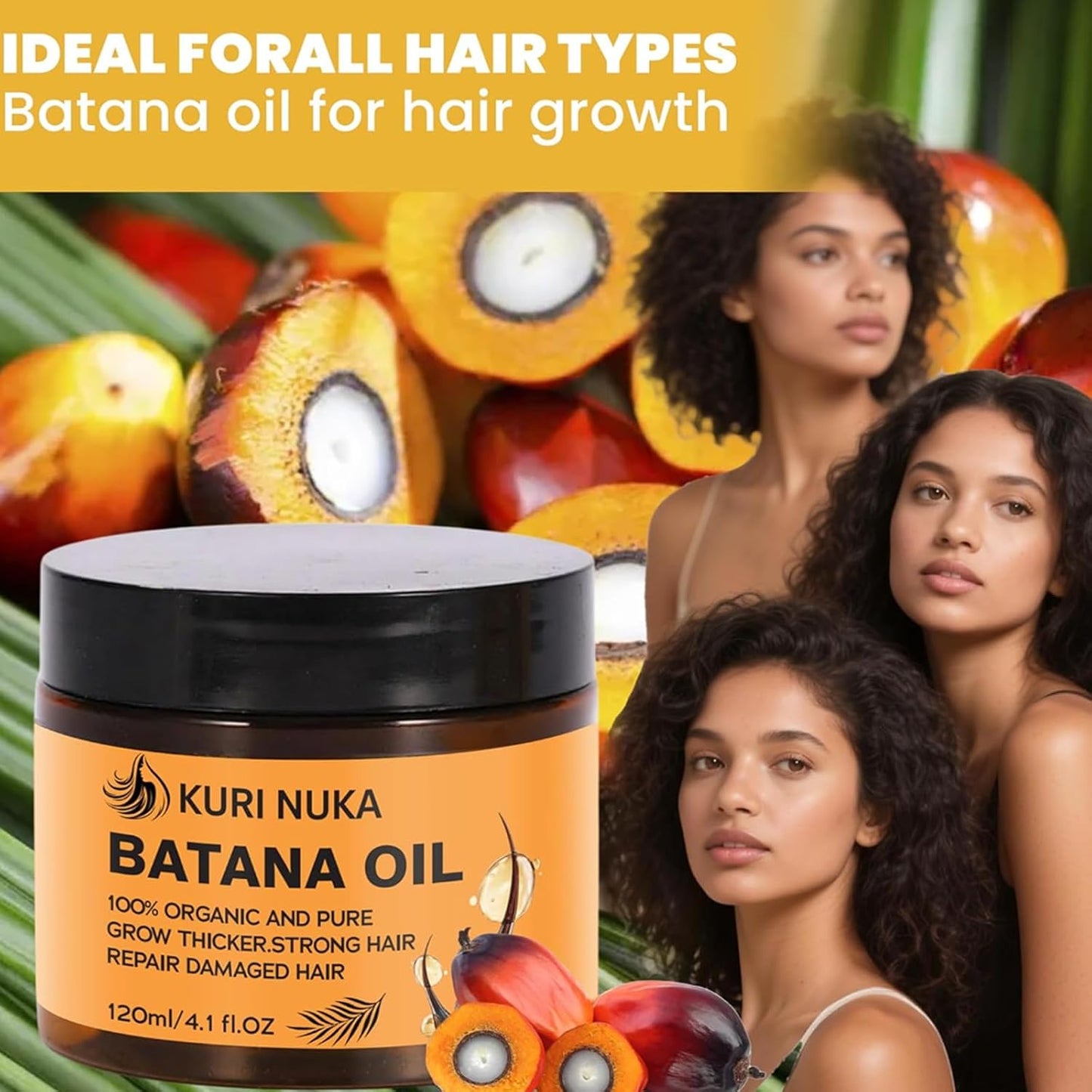 Batana Natural Hair Oil - Nourishing Oil for Hair Growth | 1 oz