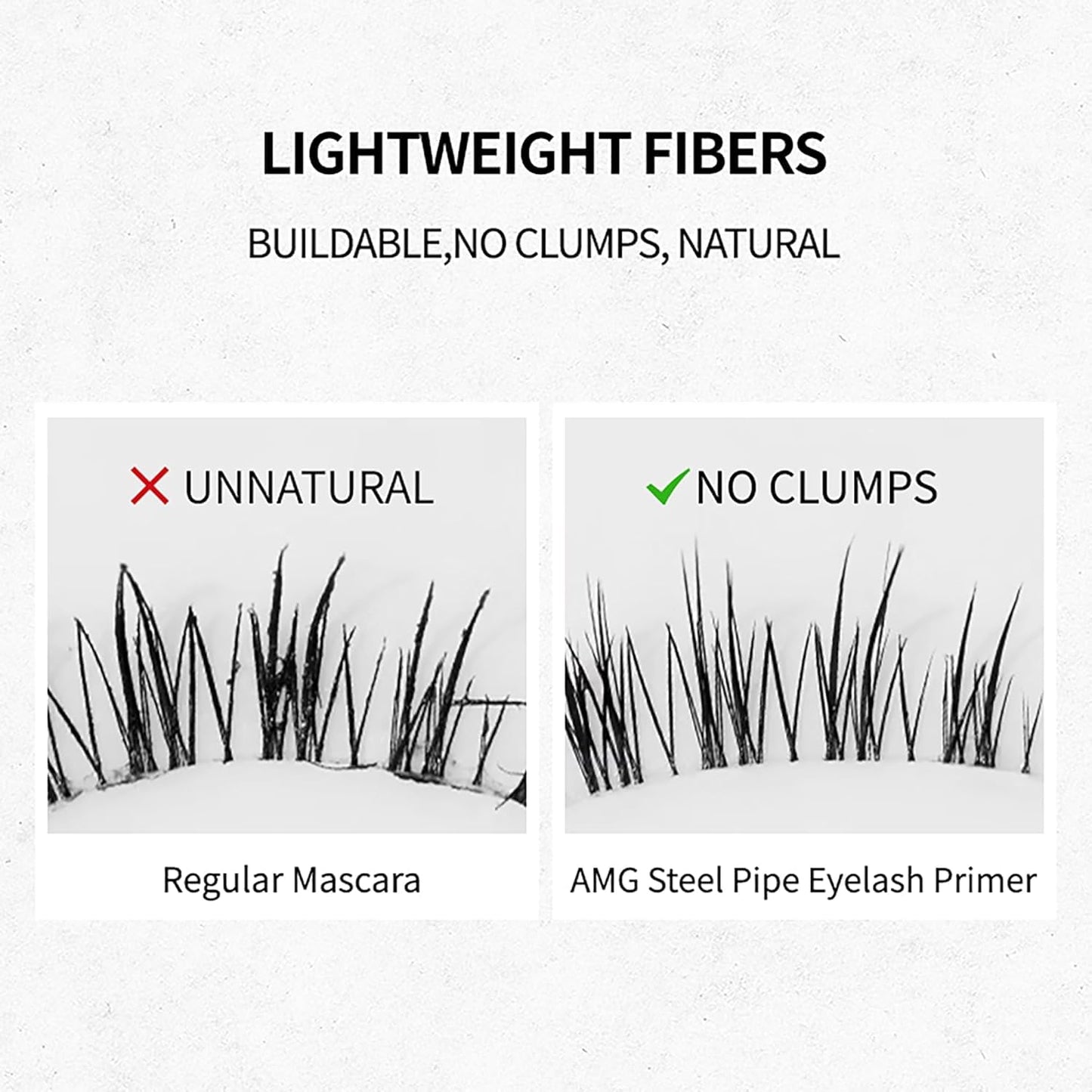 Iron Wand Mascara, Long Lasting Waterproof Mascara (3.5g)