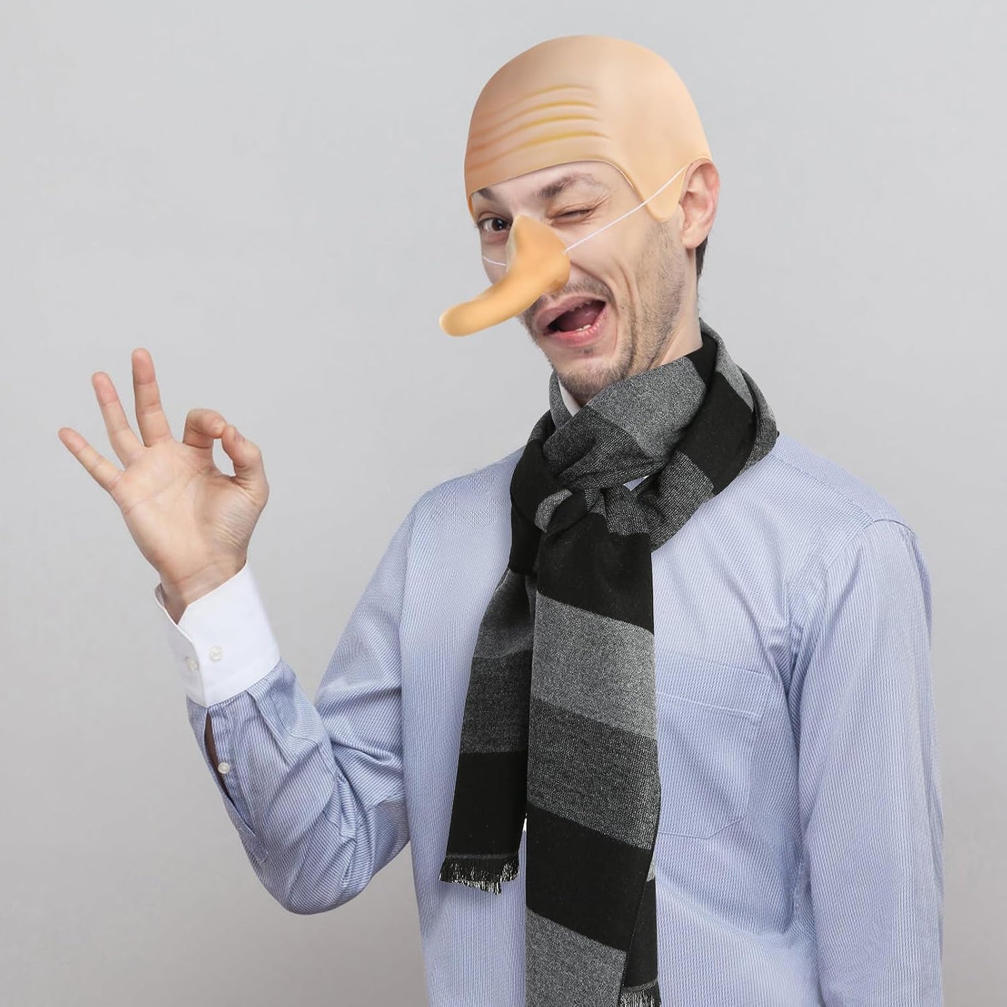 Bald Caps for Halloween - 2 PCS Latex Wig Caps for Adult Cosplay | Costume Accessories