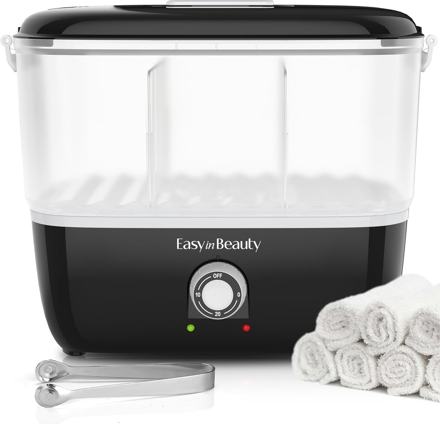 Hot Towel Warmer for Facials - 5L Portable Towel Steamer Holds 16 Towels | Quick Heating in 1-5 Mins