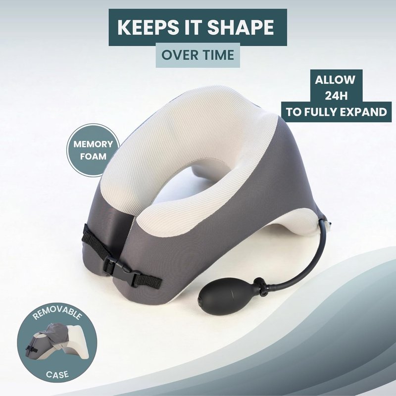 Face Down Pillow for Massage - Adjustable Height Headrest with Breathable Design | Includes 2 Washable Pads