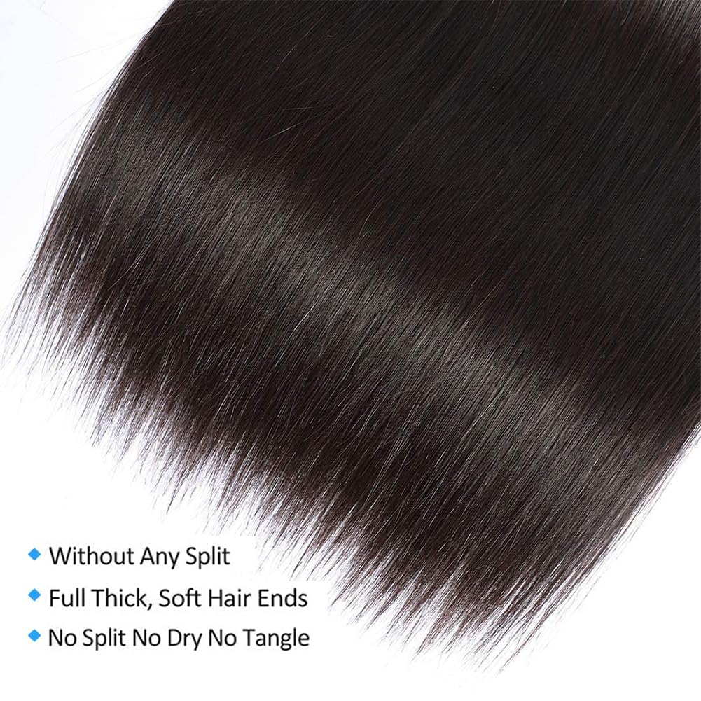 Straight Bundles Human Hair Bundle 24 26 28 Inch 150g Peruvian Virgin Hair Straight Bundles Human Hair Extensions