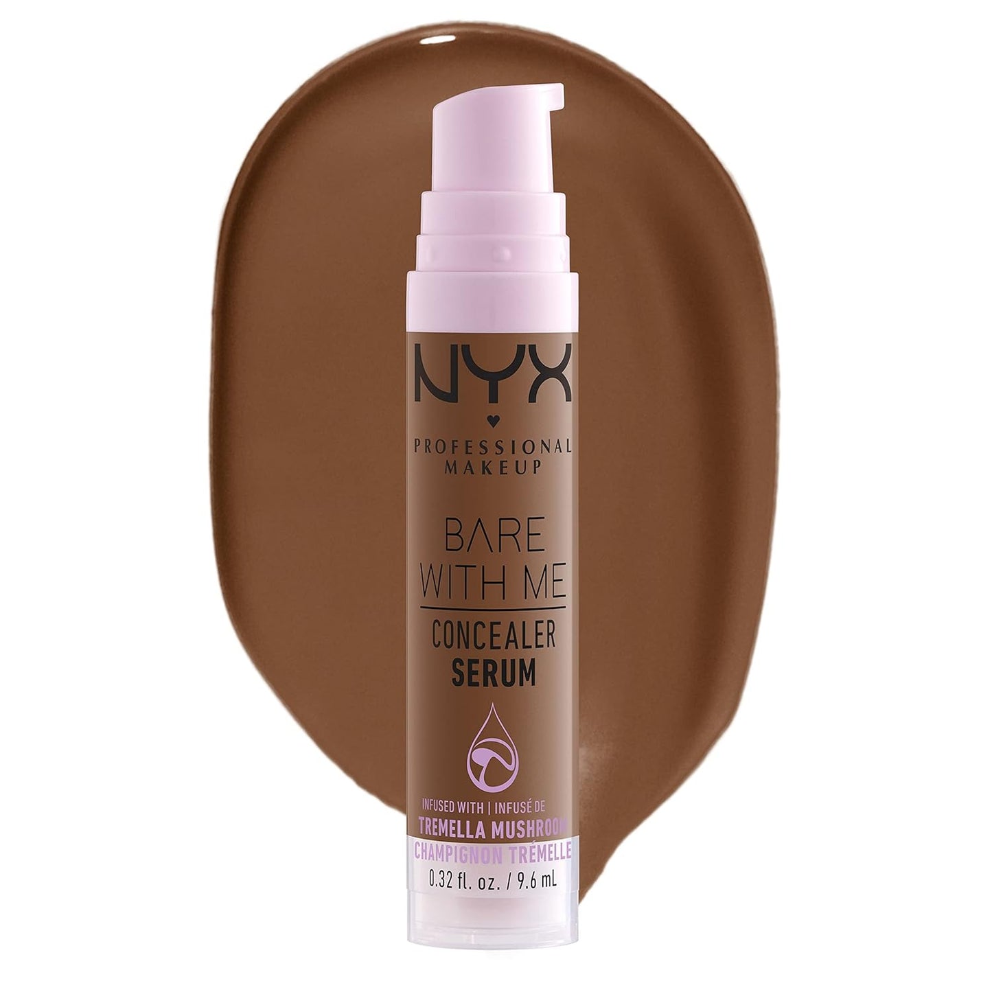 NYX Bare With Me Concealer Serum - 24Hr Hydration Makeup for Flawless Skin | Light Shade