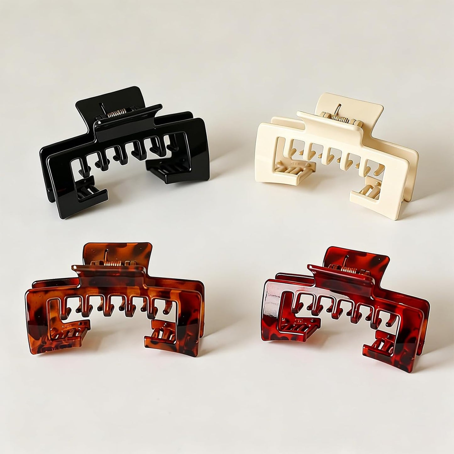 Stylish Claw Clip for Hats - Trucker Hat Hair Clip for Women | 4-Pack