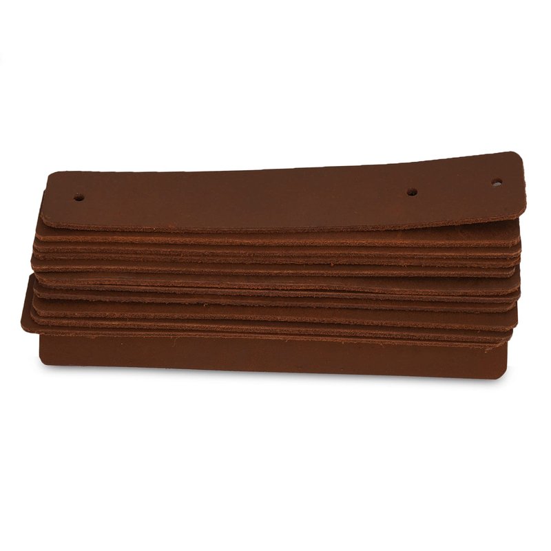 CestAntiQ Leather Dresser Knobs, 12 Pack Knobs for Dresser Drawers, Soft Drawer Knobs Upgrade The Look of Furniture, Perfect Replacement of Metal Cabinet Knobs Brown