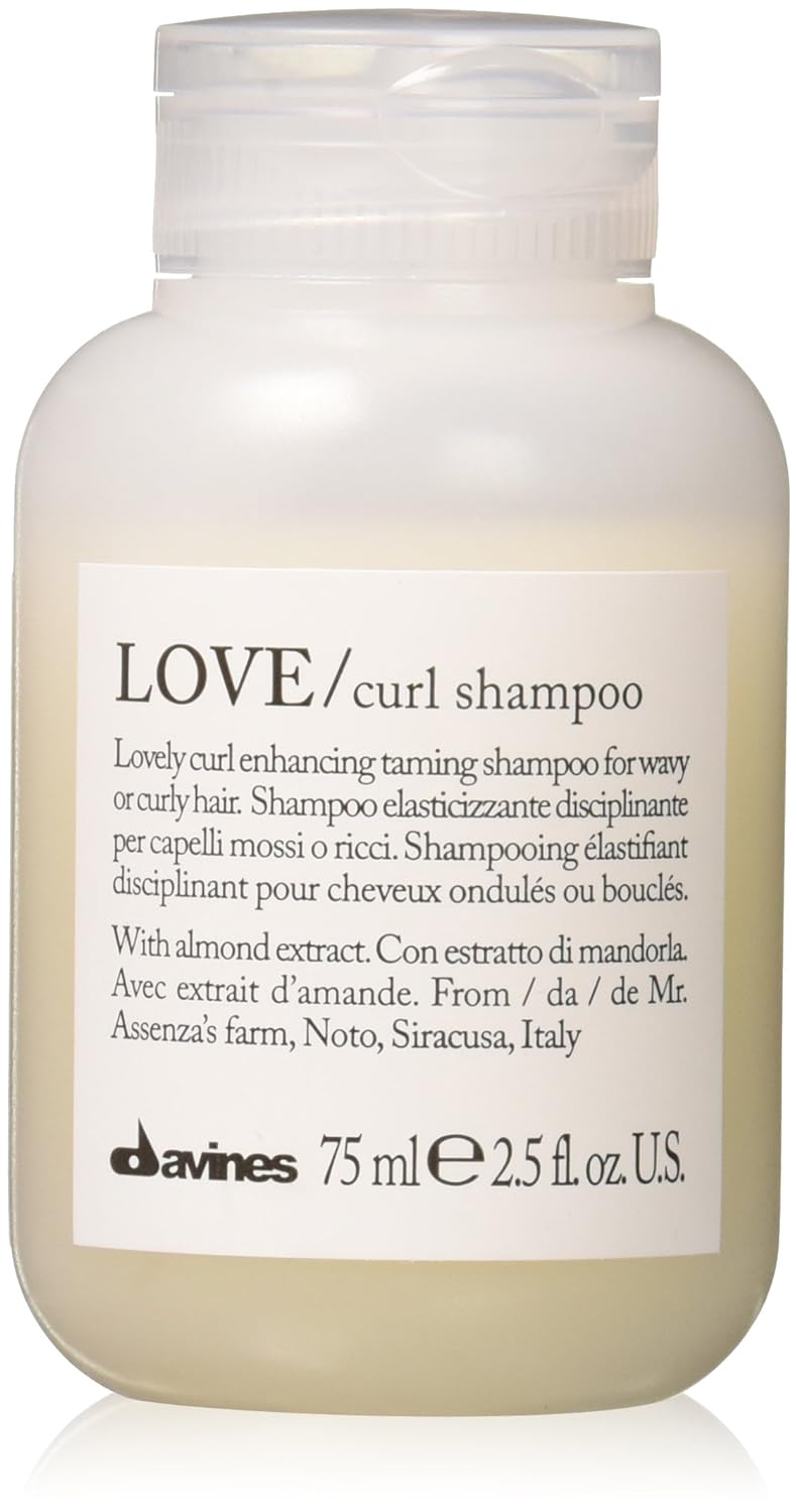 Davines LOVE Curl Shampoo - Creamy Taming Cleanser for Wavy & Curly Hair | Hydrating Baobab Pulp Formula