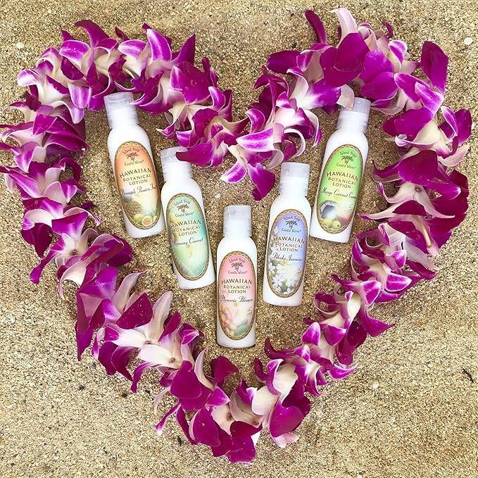 Island Soap & Candle Works Botanical Coconut Body Lotion 8.5 Fl Oz - Hydrating Hawaiian Moisturizer