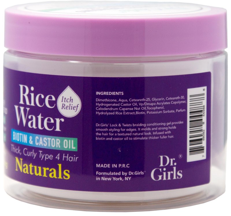 Dr. Girls Super Grow Loc & Twists Braiding Conditioning Gel / 9.8oz / Extra Mega Hold (Blueberry)