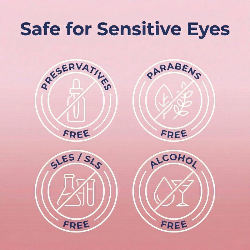 Dr. Fischer Eyelid & Lash Makeup Remover Wipes – Preservative & Alcohol-Free, Ophthalmologist Tested, Gentle for Sensitive Eyes with Chamomile & Niacinamide