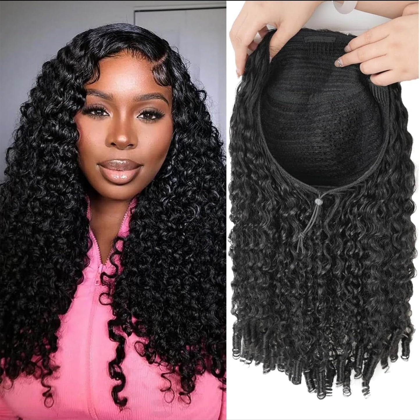 Deep Wave Lace Front Wigs - 250% Density Human Hair for Black Women | Brazilian Glueless Pre-Plucked with Baby Hair