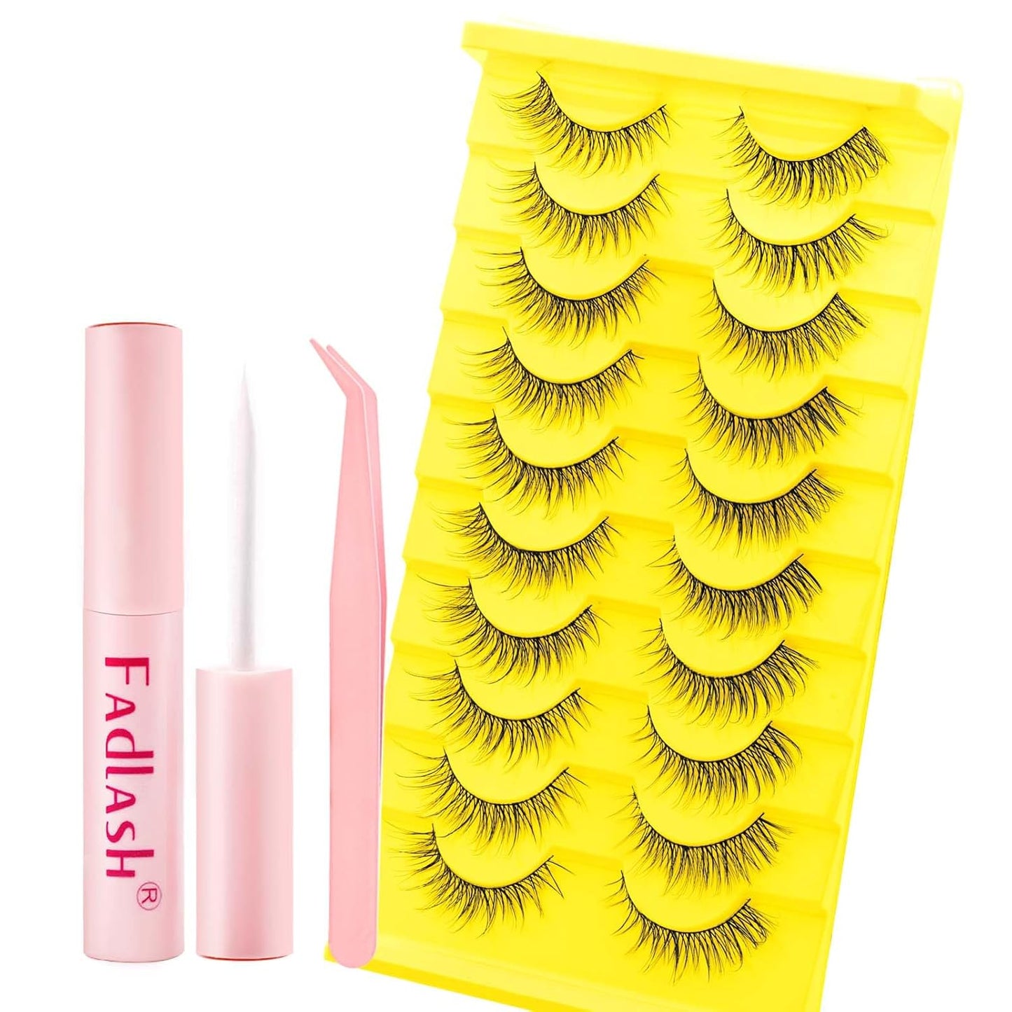 FADLASH 3 in 1 Lash Bond & Seal Remover Set - Gentle Formula for Cluster Lashes | 72-Hour Hold