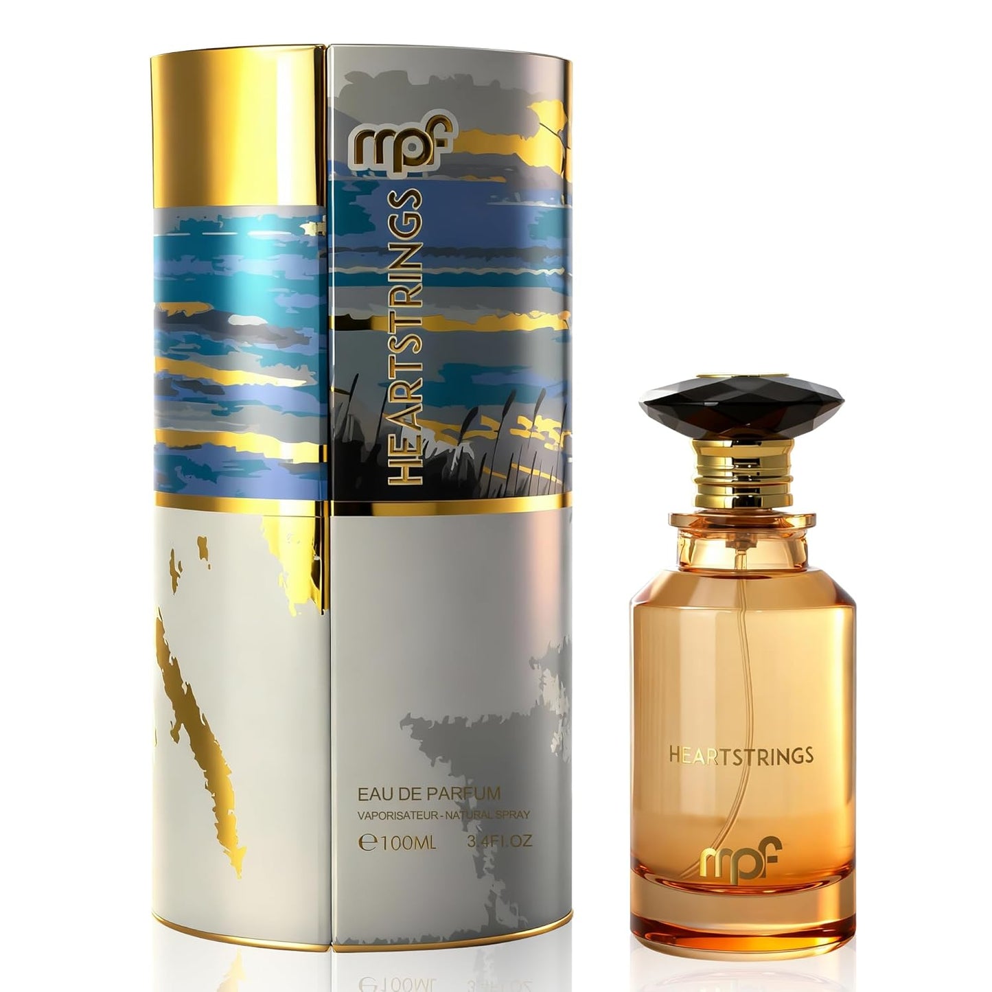 A CENTER AL NOOR Eau de Parfum Unisex - Long-Lasting Saffron, Iris & Leather Fragrance | 3.4 Fl Oz Sophisticated Oriental Woody Cologne