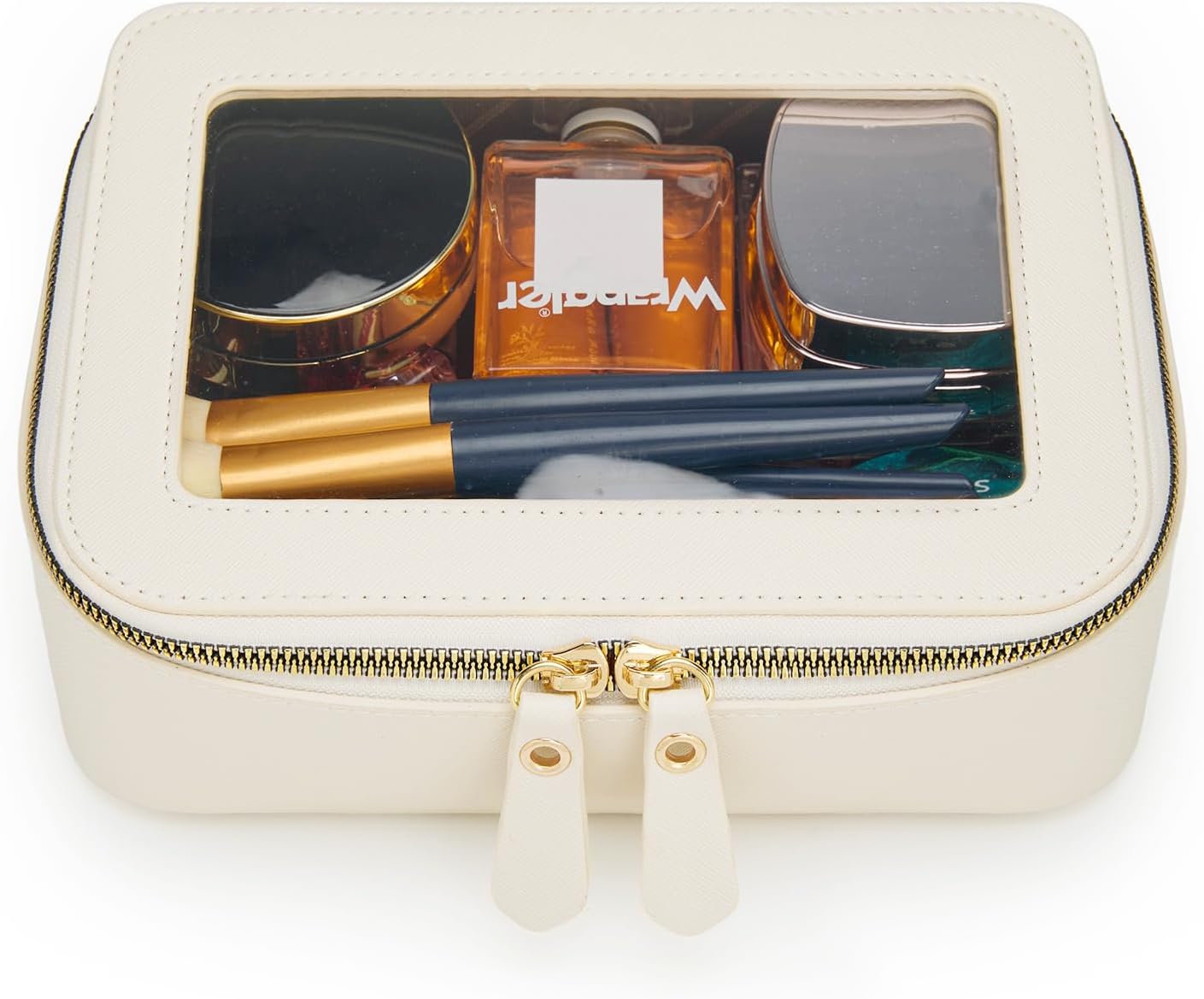 Clear Makeup Bag - Portable Travel Cosmetic Organizer for Women | Montana West X Wrangler