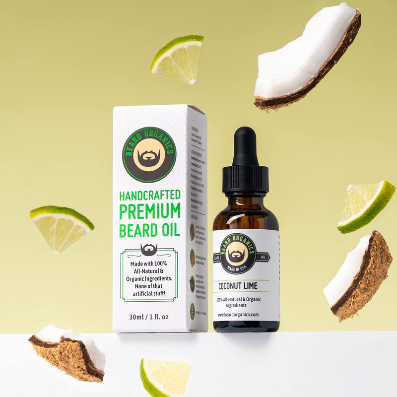 Beard Organics Coconut Lime Beard Oil | Coconut & Lime Scent