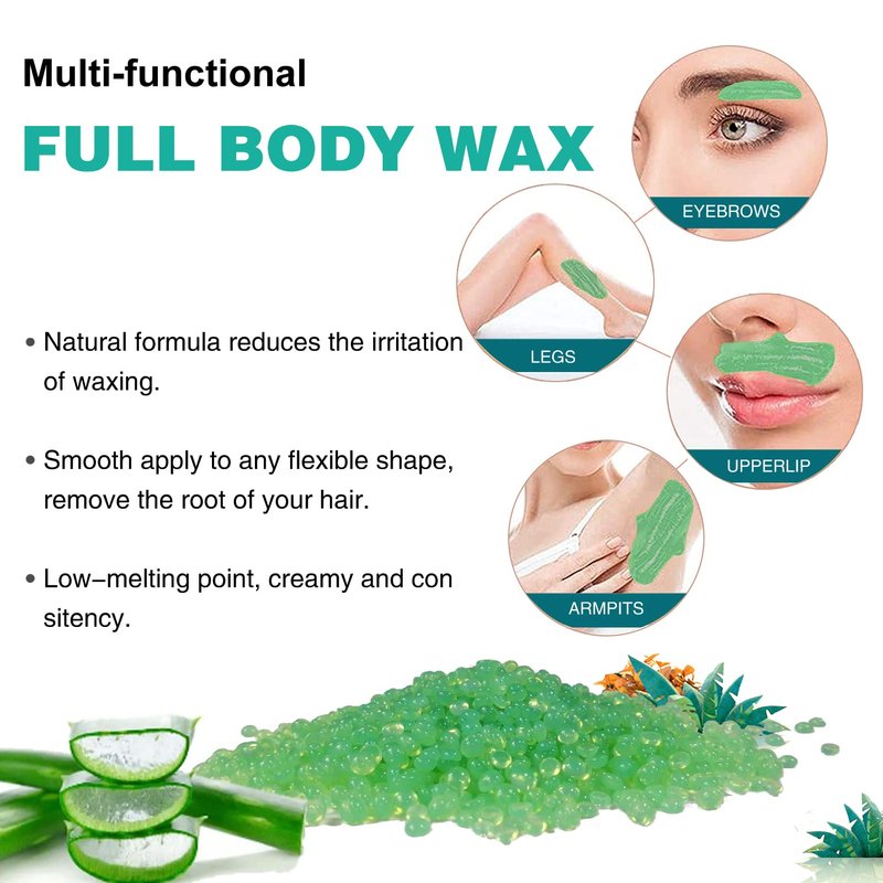 Auperwel Nose Waxing Kit for Men & Women: 100g Nose Wax, 20 Pink Applicators, 15 Mustache Guards, 10 Cups - Painless Hair Removal for Up to 20 Uses